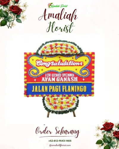 Bunga Papan Congratulation di Makassar Timur